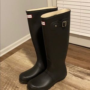 Classic Hunter Boots Tall Black Matte